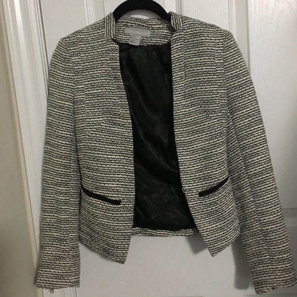 H&M Tweed Blazer Jacket - Picture 1 of 2
